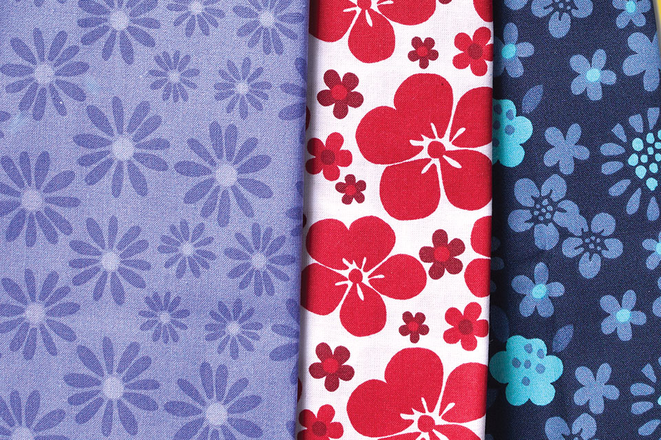 Quilter's Showcase fabric samples
