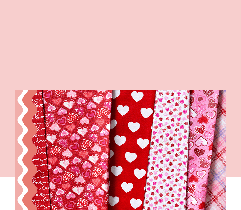 Valentines Day Fabrics at JOANN