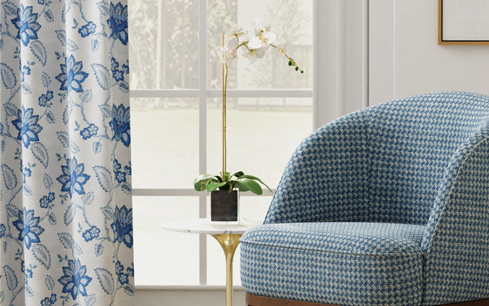 We have a great selection of upholstery fabric available online at Joann.com