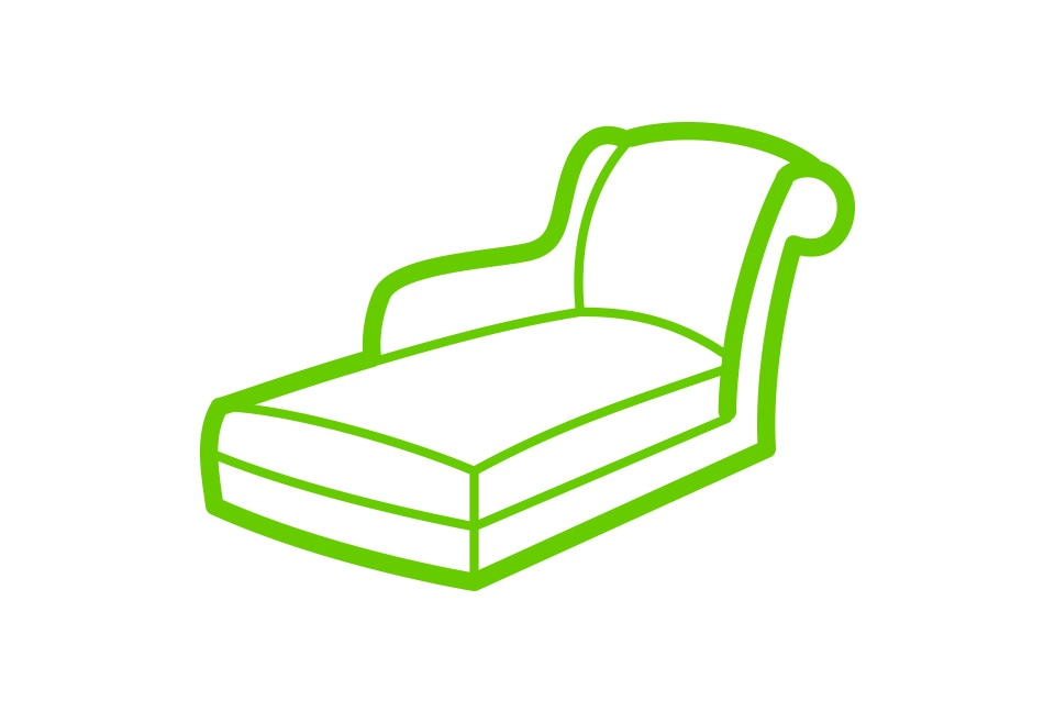 How much fabric do I need for a chaise lounge?