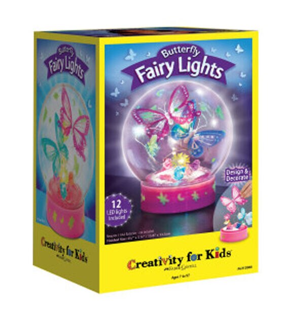 Creativity For Kids 6" x 5" Butterfly Fairy Lights Craft Kit