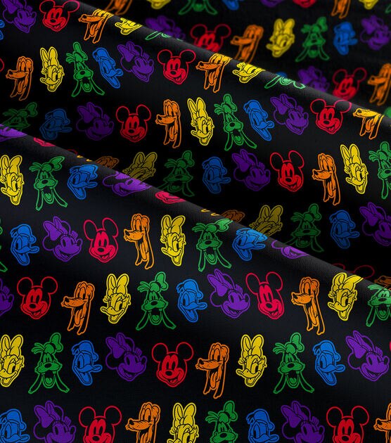 Disney Pride Cotton Fabric Mickey and Friends, , hi-res, image 2