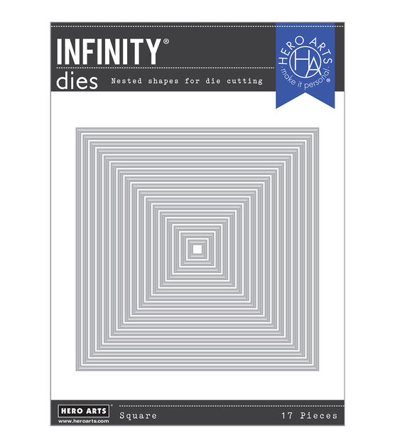 Hero Arts 17ct Square Infinity Dies