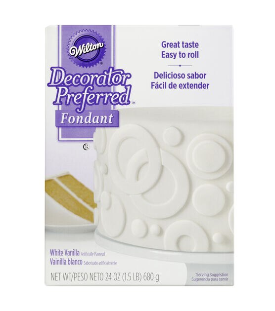 Wilton Decorator Preferred, fondant blanco, 24 oz