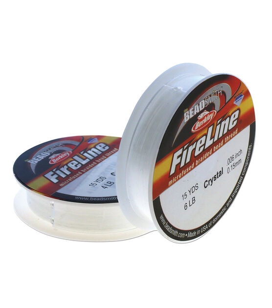 Fireline Crystal Prewaxed Thread 2 Spools 4lb & 6lb