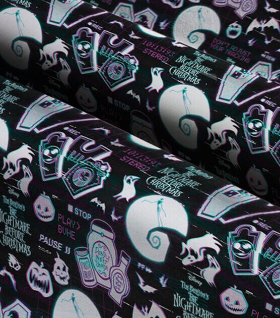 Nightmare Before Christmas Oogie Boogie Coffin Pack Cotton Fabric, , hi-res, image 3