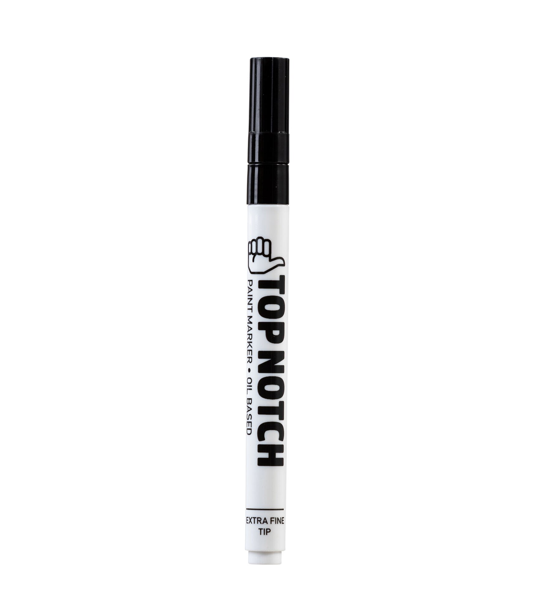 Extra Fine Tip Paint Marker by Top Notch, Black, hi-res