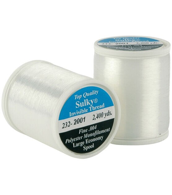 Gütermann Sulky Invisible Thread :: 200m :: White or Smoke