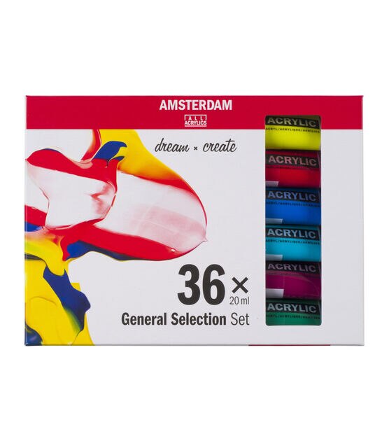 Amsterdam Standard Series Acrylic Paint Set 12 Colors