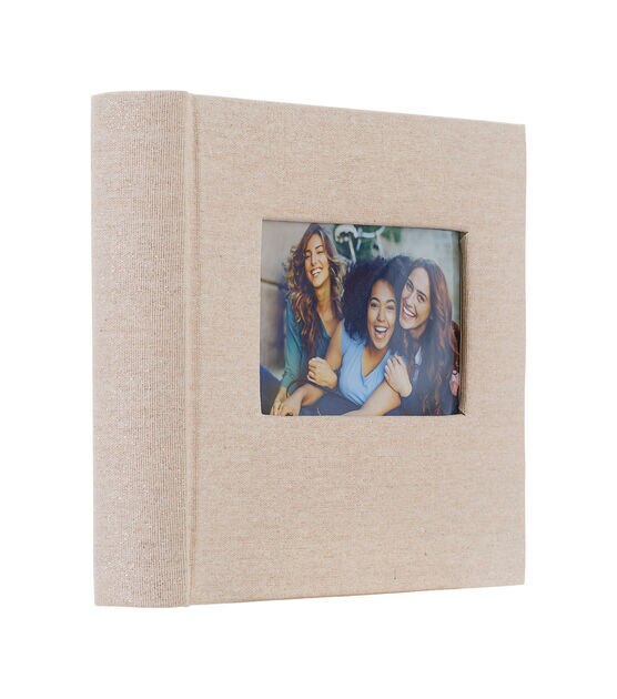 Park Lane 9.5 x 8.5 Light Brown Glitter Photo Album - Photo Albums - Paper Crafts & Scrapbooking