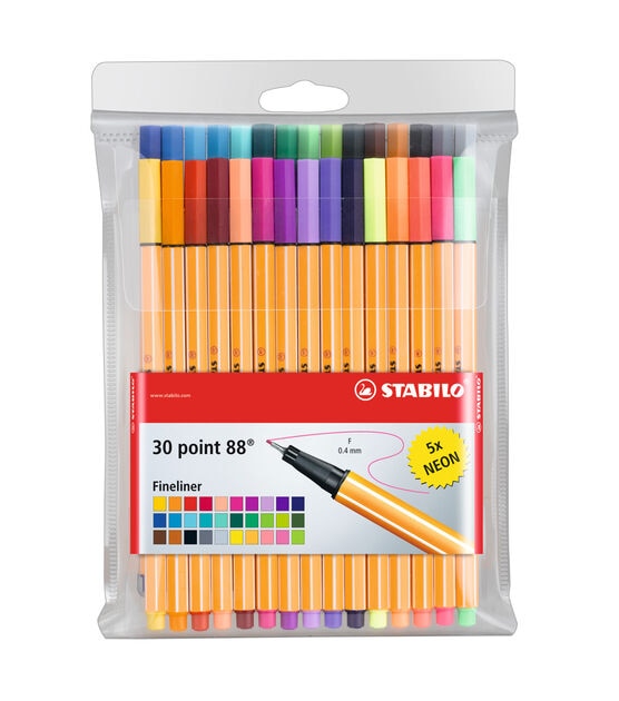 Writing felt-tip pen STABILO pointMax - pack of 24
