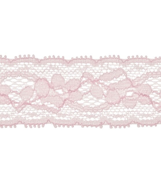 Rose Lace One Sided Hanging Lace Trim, 1 Metre, 2 Inches