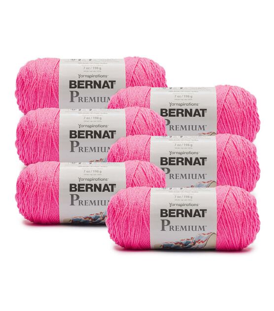 Bernat Premium Worsted Acrylic Yarn 6 Bundle, , hi-res, image 1