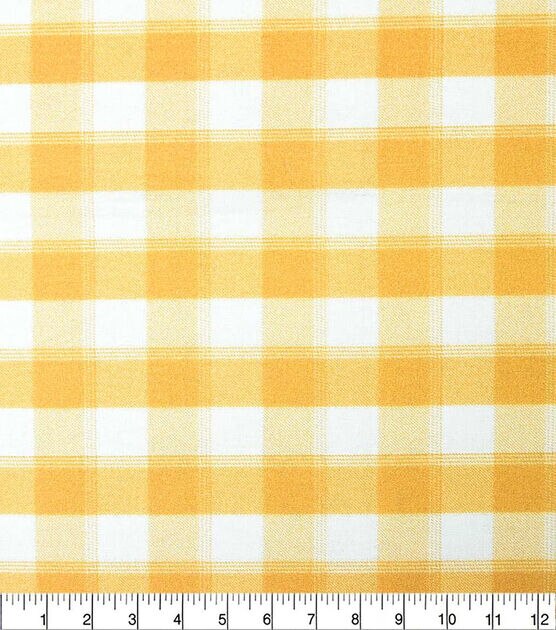 Yellow Plaid [1217] - $16.95 : Bargain Barn Fabrics, Discount