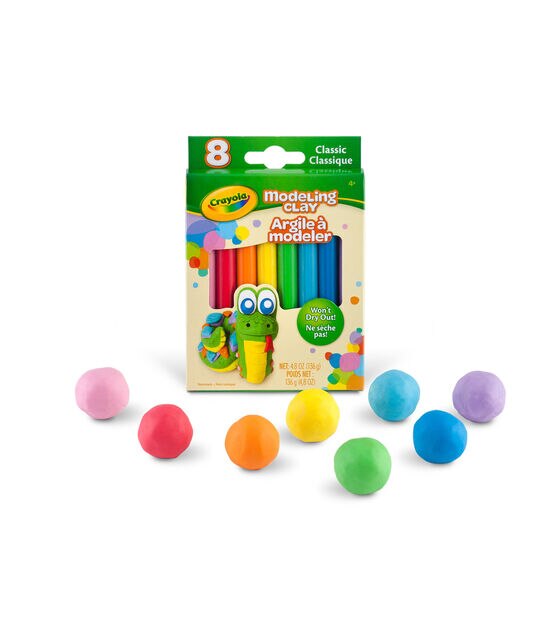 Crayola 5oz Classic Modeling Clay Set 8ct, , hi-res, image 4