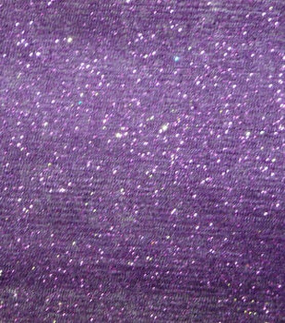 Purple Sparkle Glitter Tulle Fabric