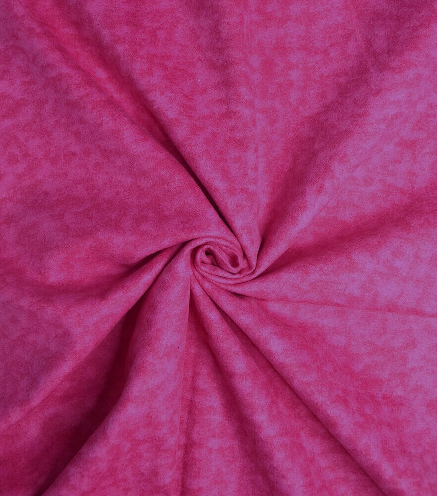 Tie Dye Super Snuggle Flannel Fabric, Fushsia, swatch, image 1