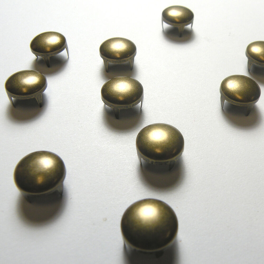 10mm Round Stud Pack Matte, Bronze, swatch