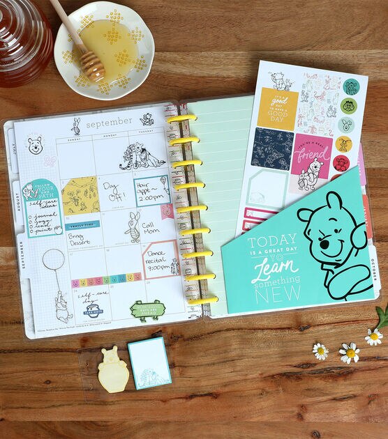  Happy Planner Disney Sticker Set for Planners, Calendars, and  Journals, Easy-Peel Disney Stickers, Scrapbook Accessories, Winnie-the-Pooh  True to You Theme, 30 Sheets, Classic Size, 562 Total Stickers : Office  Products
