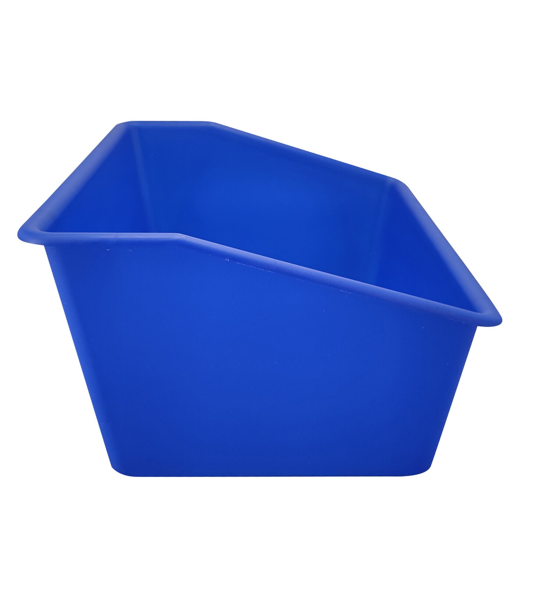 11" x 7" Plastic Book Storage Bin 335g by Top Notch, Blue, hi-res