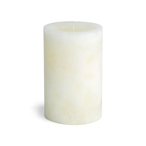 MTLEE 6 Pcs Ribbed Pillar Candles 2x4'' Sage and Salt Scented