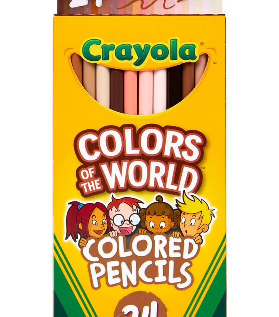 Colors of the World Pencil Set, 6 Boxes of 24, Crayola.com