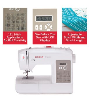  SINGER  M1000 Sewing Machine - 32 Stitch Applications -  Mending Machine - Simple, Portable & Great for Beginners : Everything Else