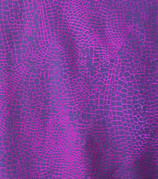 Dragonfly Wing Purple Quilt Foil Cotton Fabric by Keepsake Calico