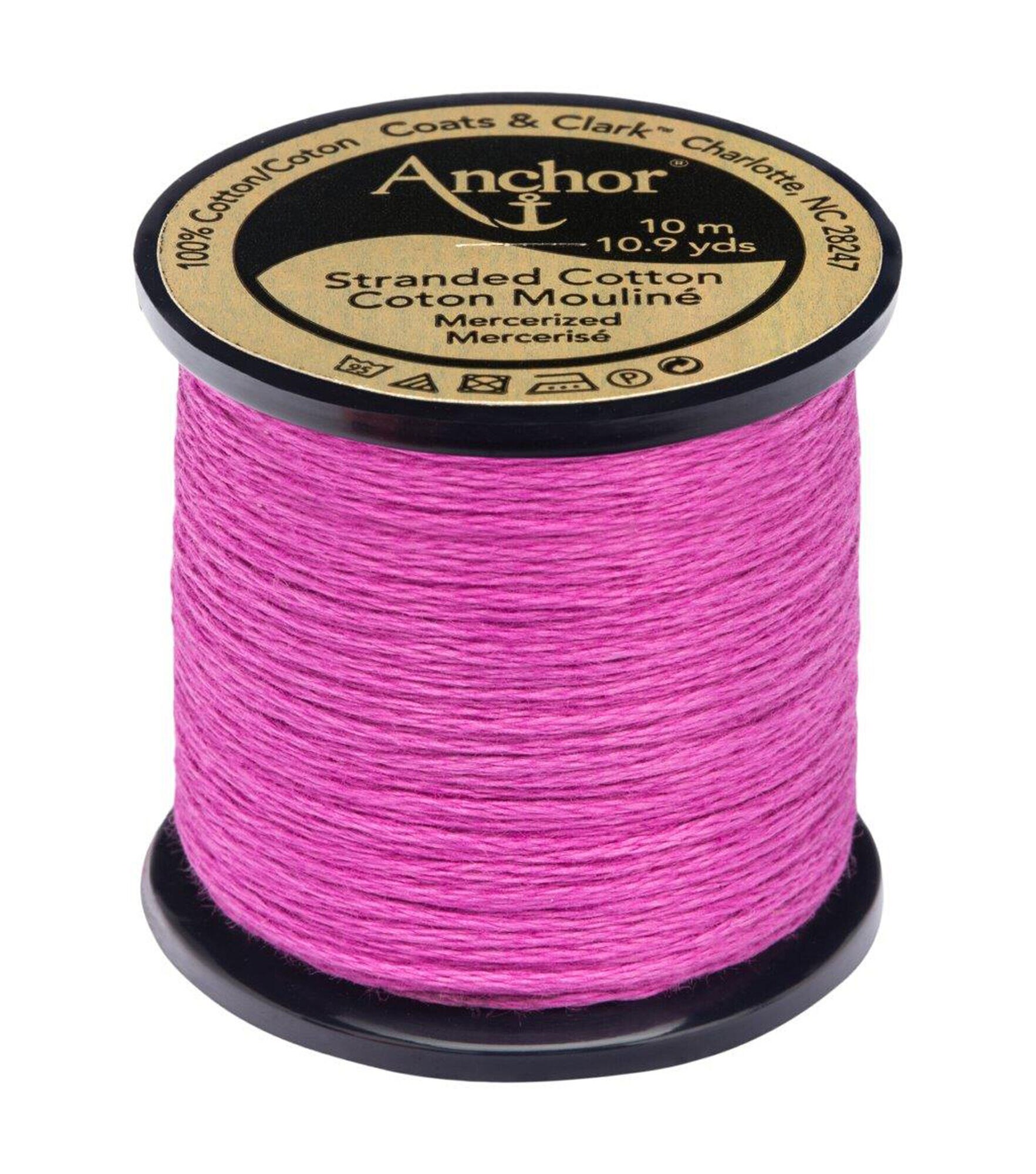 Anchor Cotton 10.9yd Purples Cotton Embroidery Floss, 87 Orchid Medium, hi-res