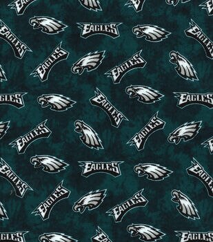 Fabric Traditions Philadelphia Eagles Pink NFL Cotton Fabric