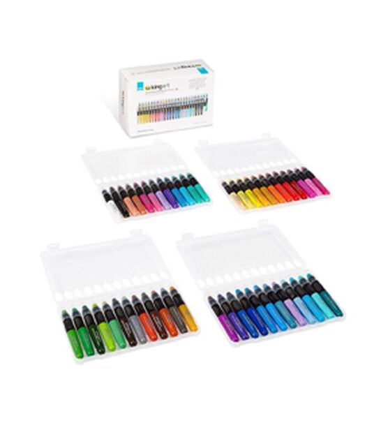 Kingart Gel Stick Artist Mixed Media Crayons, Set of 12 Primary Colors