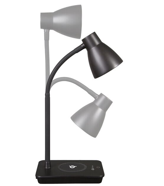 OttLite Entice LED Desk Lamp with Wireless Charging Adjustable Arm