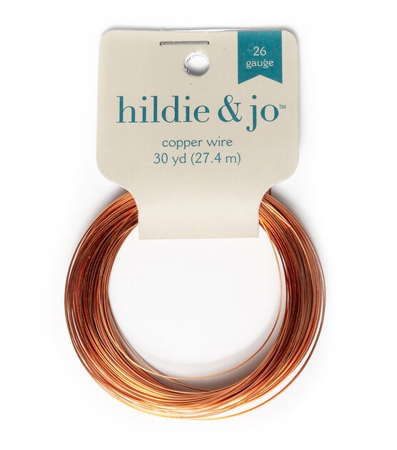 hildie & Jo 24yds Copper Wire Spool - Jewelry Wire - Beads & Jewelry Making