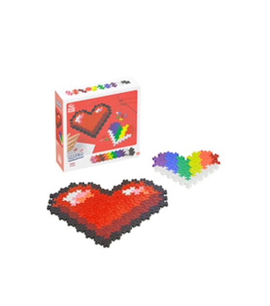 Plus-Plus Heart Puzzle By Number 250pc