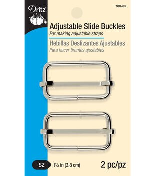 Adjustable Slide Buckles - 1 - Antique Brass