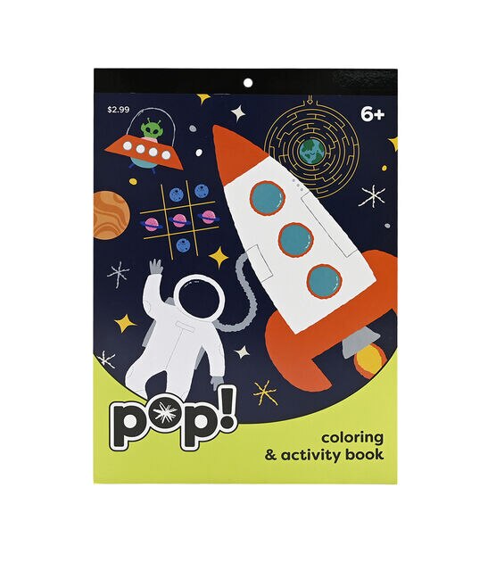 10" Space Color & Activity Book by POP!