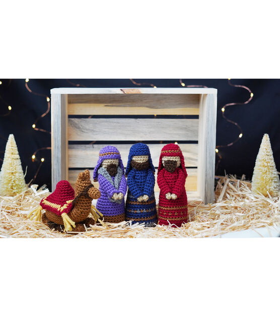 Leisure Arts Christmas Crochet Nativity Kit, , hi-res, image 18