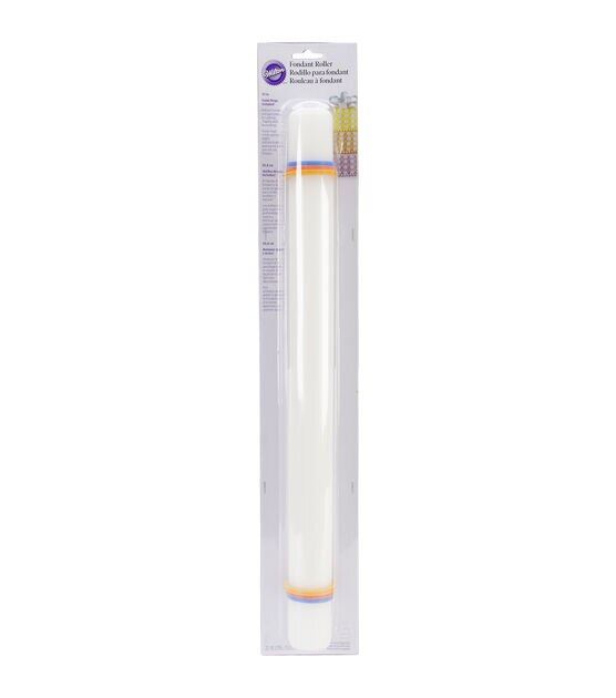 Wilton Extra Wide Fondant Roller Rolling Pin With Guide Rings - Combo Ship