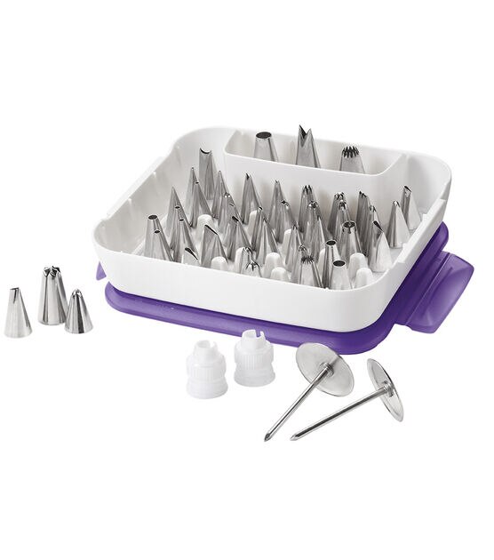 Wilton Master Cake Decorating Tips Set, 55 Piece Cake Decorating Set, , hi-res, image 2