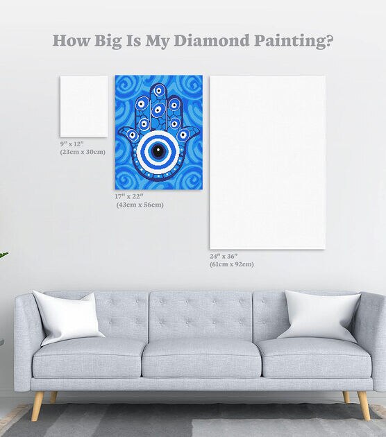 5D Diamond Painting Dot Hamsa Kit