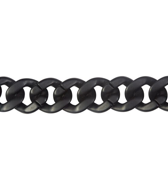 Matte Black Chain Trim 1", , hi-res, image 4