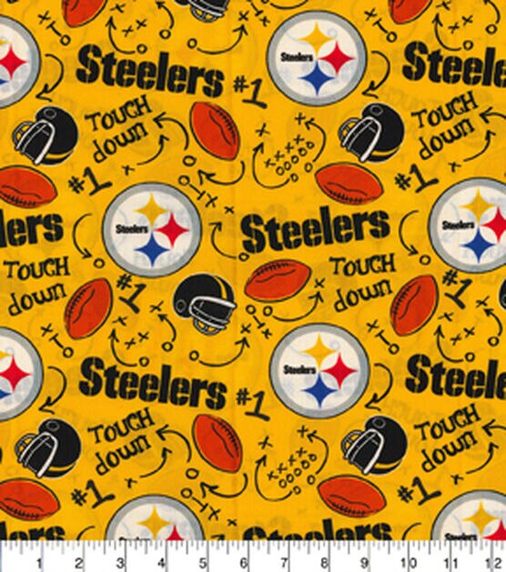 Fabric Traditions Pittsburgh Steelers Kids NFL Cotton Fabric