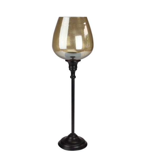 Northlight 16" Gold Stemmed Votive Candle Holder