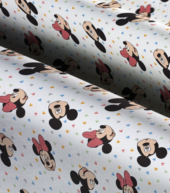Mickey & Minnie Head Cotton Fabric, , hi-res, image 3