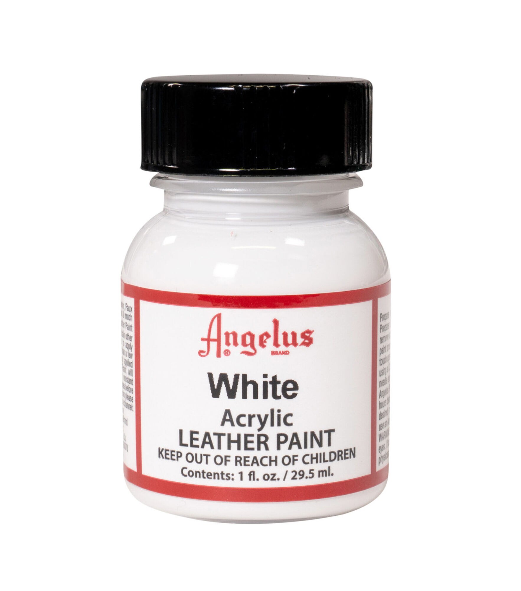 Angelus Acrylic Leather Paint - 4 oz. Black