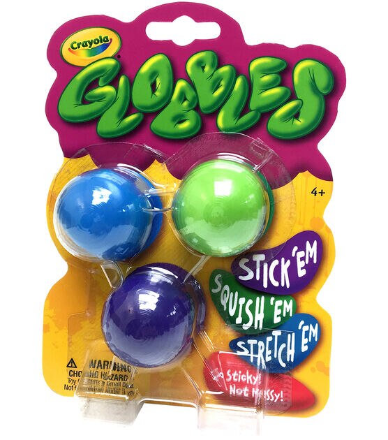 Crayola Globbles Assorted Colors 6-Pack Jukers TikTok Fidget Slime