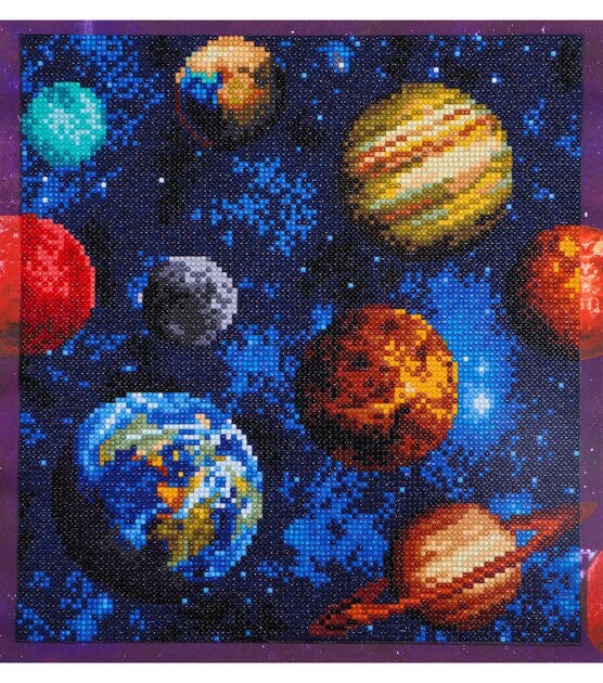 Diamond Dotz 17.5" Solar System Painting Kit, , hi-res, image 3