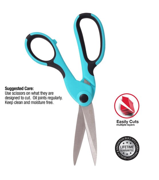 Left Handed Dressmaking Scissors 10 Inch - Professional Heavy Duty