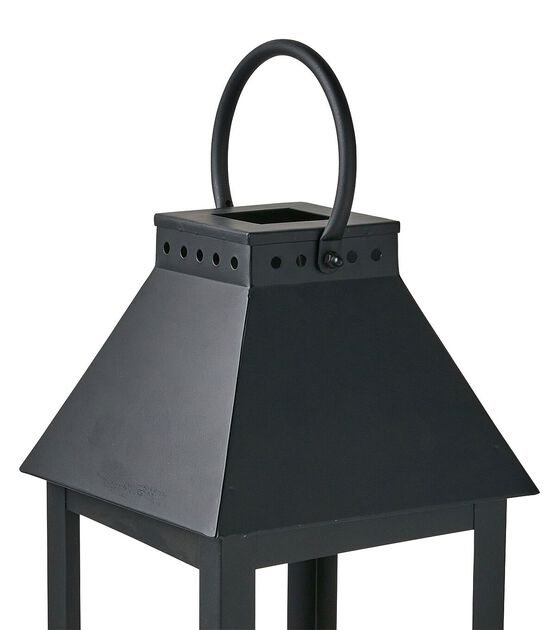 23" Spring Black Iron Lantern by Place & Time, , hi-res, image 3