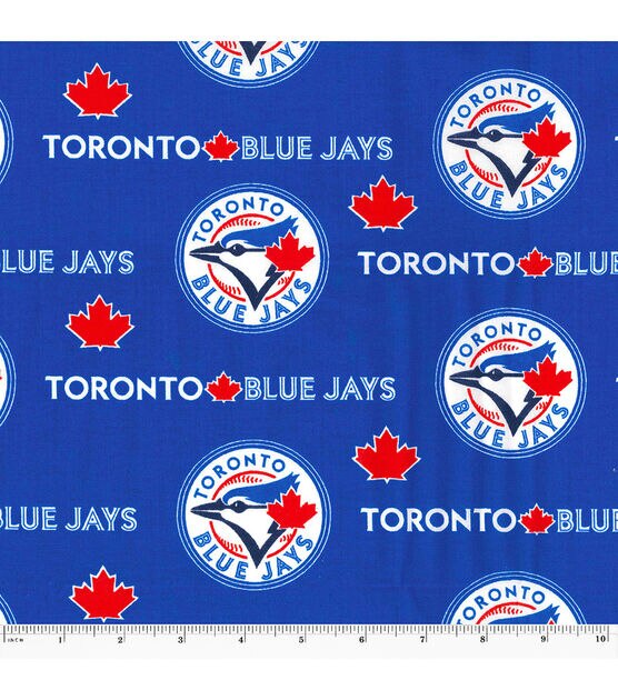 Fabric Traditions MLB Toronto Blue Jays Blue Cotton 6676-B (WA226)